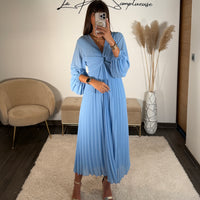 ROBE LONGUE BABY BLUE MAEVA