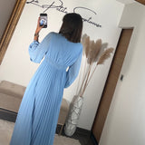ROBE LONGUE BABY BLUE MAEVA