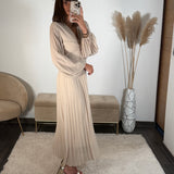 ROBE LONGUE BEIGE MAEVA