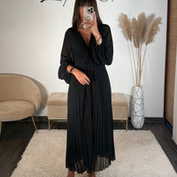 ROBE LONGUE NOIRE MAEVA
