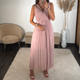 ROBE LONGUE ROSE AMBRE