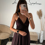ROBE MARRON NYSHA