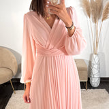 ROBE LONGUE ROSE ANGIE