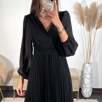ROBE LONGUE NOIRE ANGIE