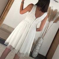 ROBE COURTE BLANCHE MANDY
