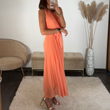 ROBE ASYMETRIQUE PECHE VALERIA