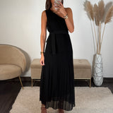 ROBE ASYMETRIQUE NOIRE VALERIA