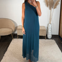 ROBE ASYMETRIQUE BLEUE VALERIA