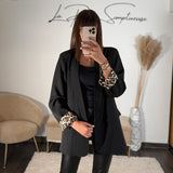 BLAZER NOIR LEO