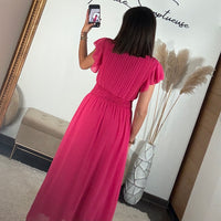 ROBE LONGUE FUCHSIA CHARLIE