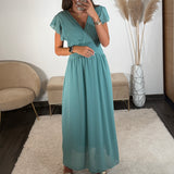 ROBE LONGUE CELADON CHARLIE