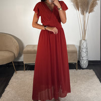 ROBE LONGUE TERRACOTTA CHARLIE
