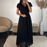 ROBE LONGUE NOIRE CHARLIE