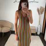 ROBE CROCHET ORANGE HOLLY