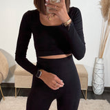 ENSEMBLE DE SPORT NOIR ZAC