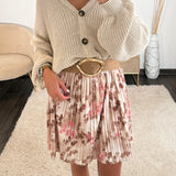 JUPE FLEURIE ROSE EMY