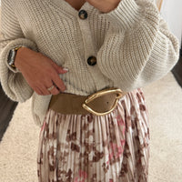CEINTURE TAUPE OLIVIA
