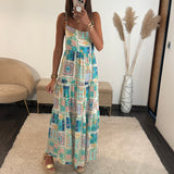 ROBE VERTE/BLEUE VALENCIA