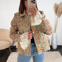 VESTE FLEURIE PECHE AGATHE