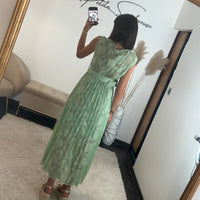 ROBE VERT D'EAU LUCILE