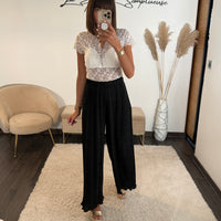 PANTALON PLISSEE NOIR HARRY