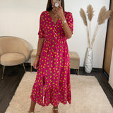 ROBE FUCHSIA CITRON
