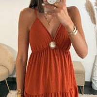 ROBE TERRACOTTA SOLEIL