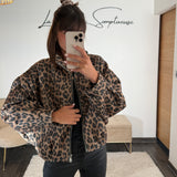 VESTE LEOPARD FAUVE ROBIE
