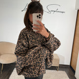 VESTE LEOPARD FAUVE ROBIE