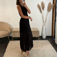 ROBE DOS CROISE NOIRE KATIA