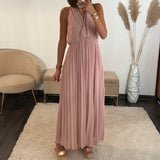 ROBE DOS CROISE ROSE KATIA