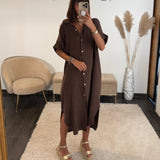 ROBE GAZE DE COTON CHOCO JULIE