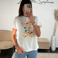 T-SHIRT BLANC C'EST LA VIE