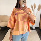 T-SHIRT AMOUR PARIS ROSE