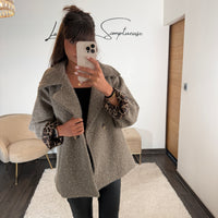 MANTEAU GRIS LEO