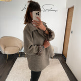 MANTEAU GRIS LEO
