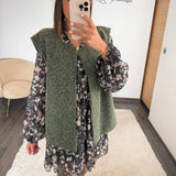 VESTE SANS MANCHE KAKI LUMIA