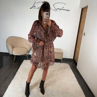 ROBE IMPRIMÉE BAMBI BEIGE