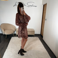 ROBE IMPRIMÉE BAMBI BEIGE