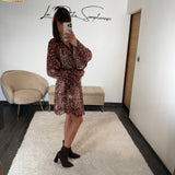 ROBE IMPRIMÉE BAMBI BEIGE