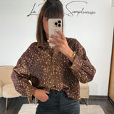CHEMISE MARRON BAMBI