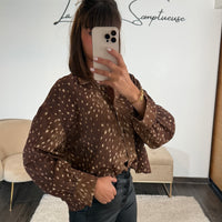 CHEMISE MARRON BAMBI