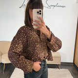 CHEMISE MARRON BAMBI
