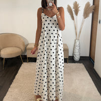 ROBE A POIS BLANCHE PENNY