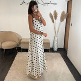 ROBE A POIS BLANCHE PENNY