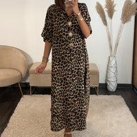 ROBE CHEMISE LEOPARD SUNNY