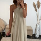ROBE ETOILE BEIGE