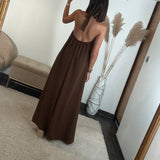 ROBE ETOILE CHOCO
