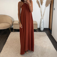 ROBE ETOILE TERRACOTTA