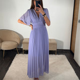 ROBE LONGUE LILAS KARENE
